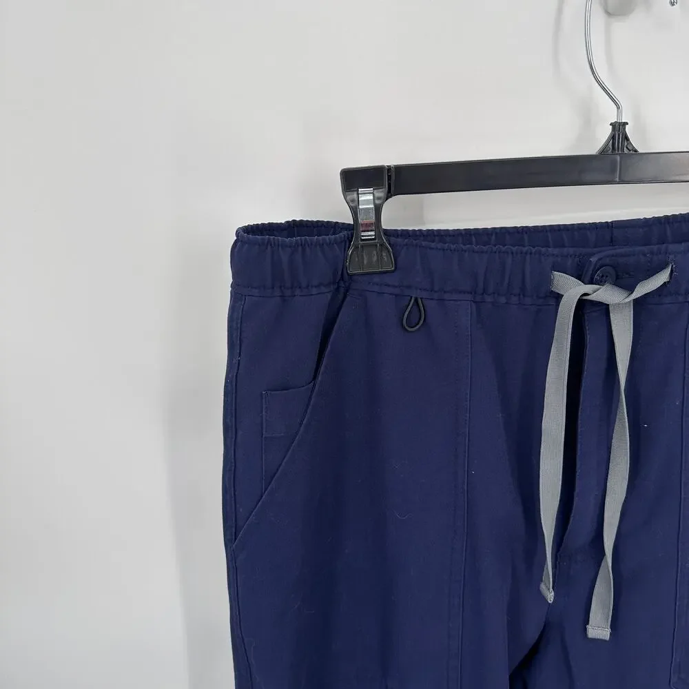 FIGS Men's Cairo Navy Cargo Scrubs Pants // M